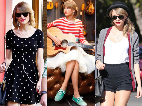 Contek Gaya Berpakaian Modis A La Taylor Swift Yuk!
